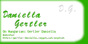 daniella gertler business card